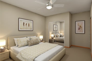 3d interior bedroom